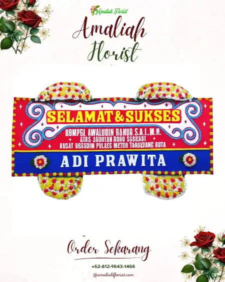Papan Bunga Ucapan Selamat Pemangkat