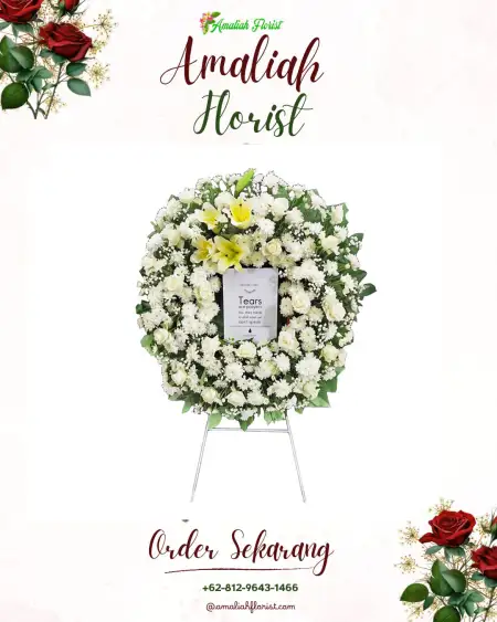 Krans Bunga Duka Pemangkat