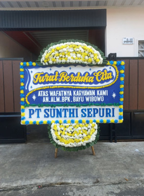 Papan Bunga Duka di Pemangkat