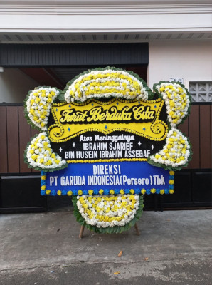 Papan Bunga Duka di Pemangkat