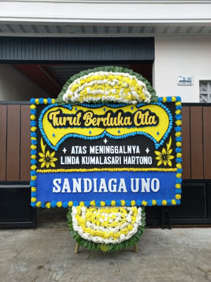 Papan Bunga Duka di Pemangkat